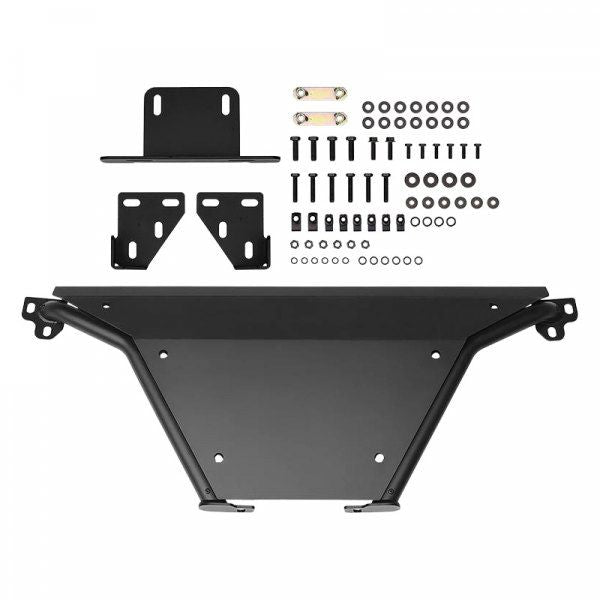 Westin 58-71015 - Outlaw Black Bumper Guard Skid Plate for Ford F-150 15-20 Expect Ecoboost 18-20