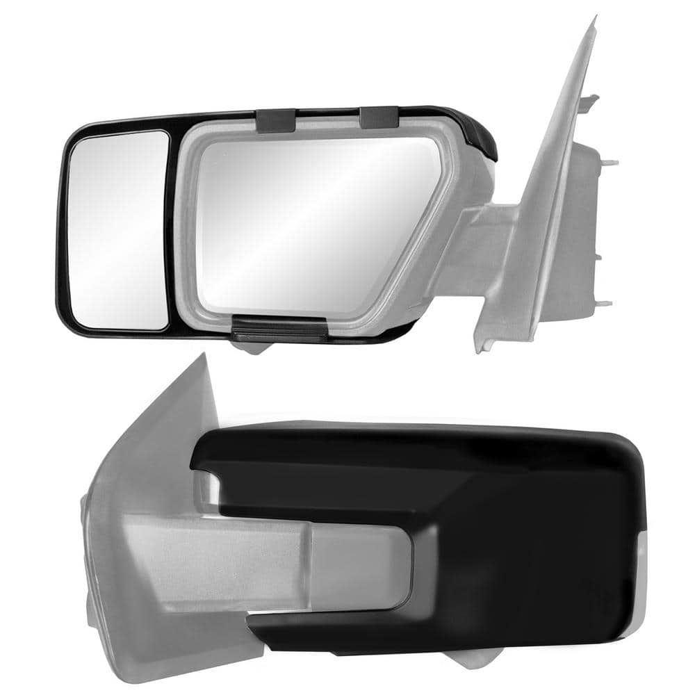 K-Source 81860 - (Pair) Snap N Zap Towing Mirror for Ford F150 21-23
