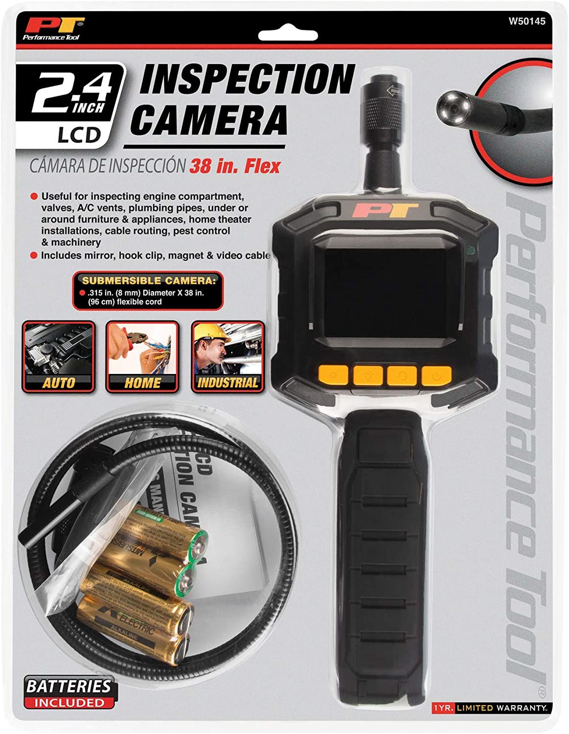 Performance Tools W50145 - LCD 2.4" Inspection Caméra