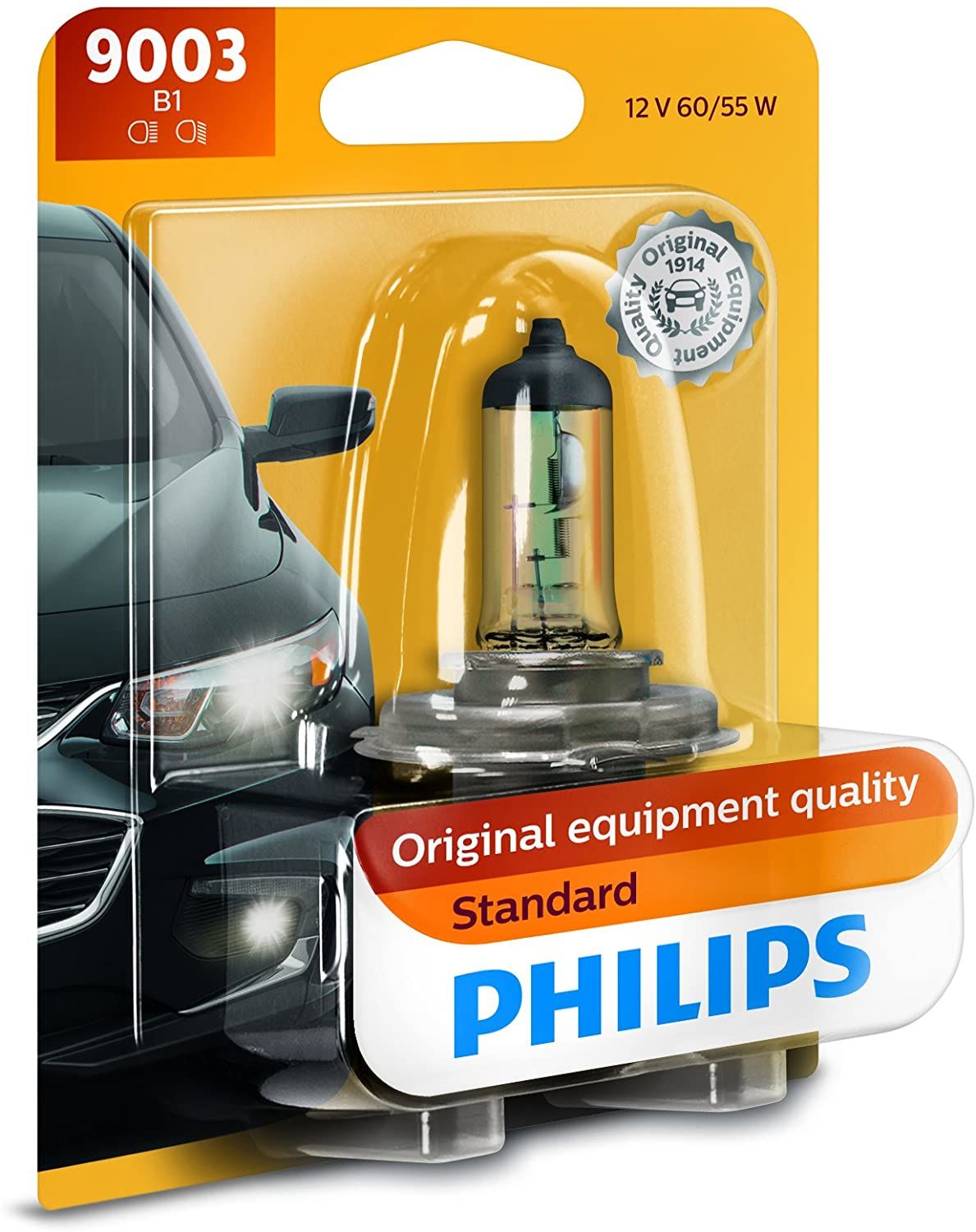 Philips Standard Headlight 9003B1 Pack of 1