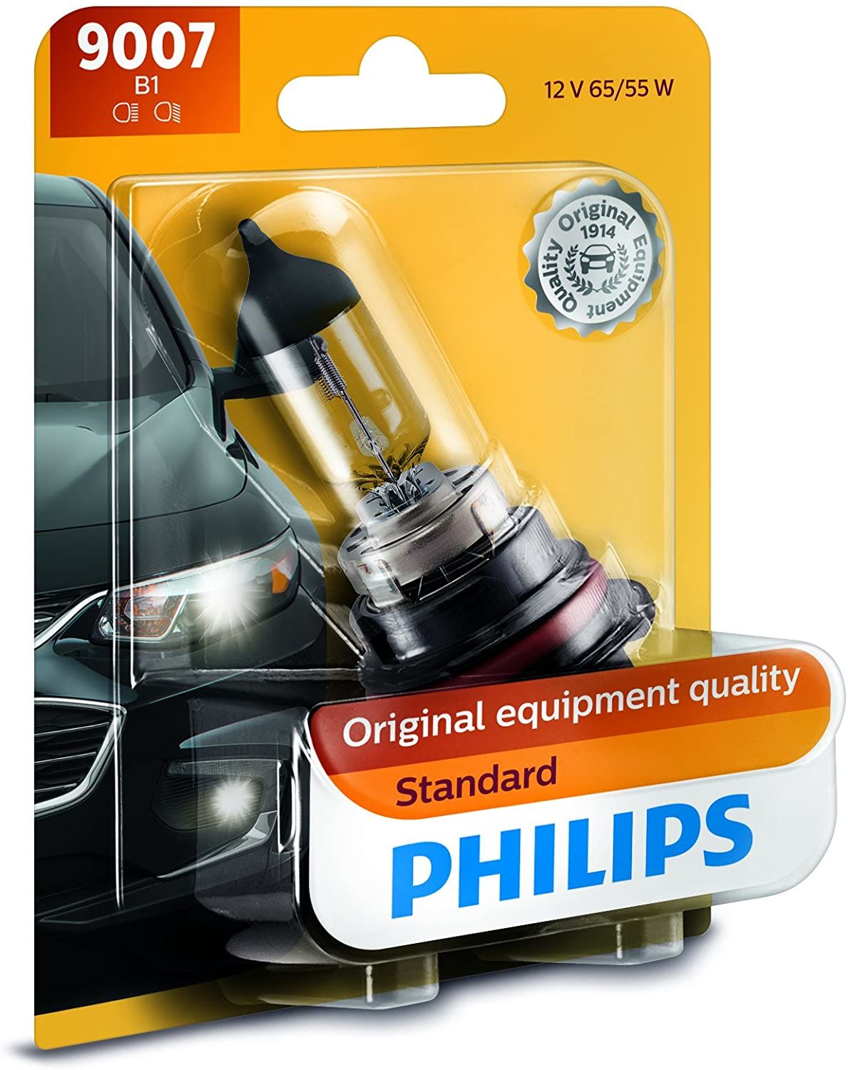 Philips Standard Headlight 9007B1 Pack of 1