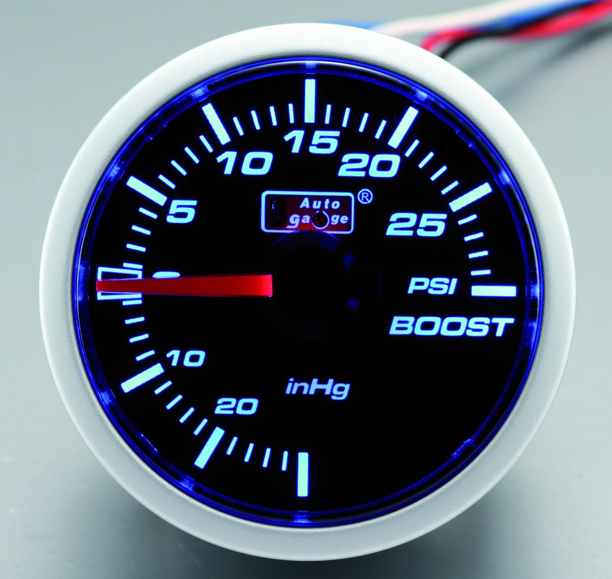 Auto Gauge 52ASMBOSWL-270WB-PSI Electric boost blue/white LED gauge 2 1/16"