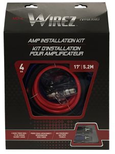 Wirez AKP-4 - 4 Gauge Amplifier Installation Kit