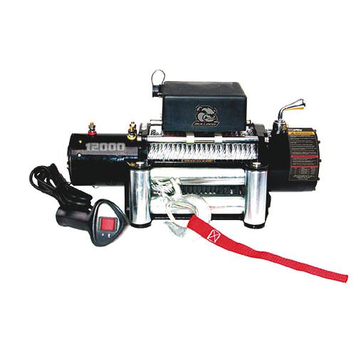 Bulldog Winch 10043 - 12K Winch w/6.0hp Series Wound Motor with Rollers