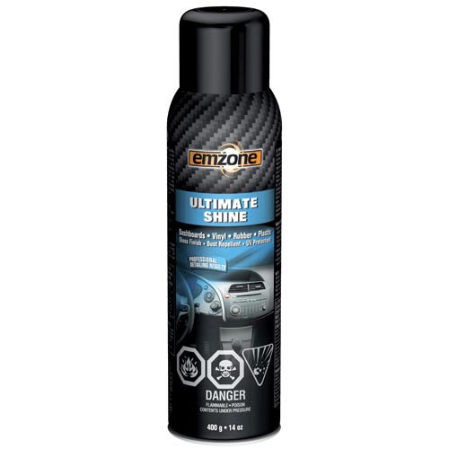 Emzone 44019 - (12) Ultimate Shine for Plastic, Rubber and Vinyl trims - 14 oz