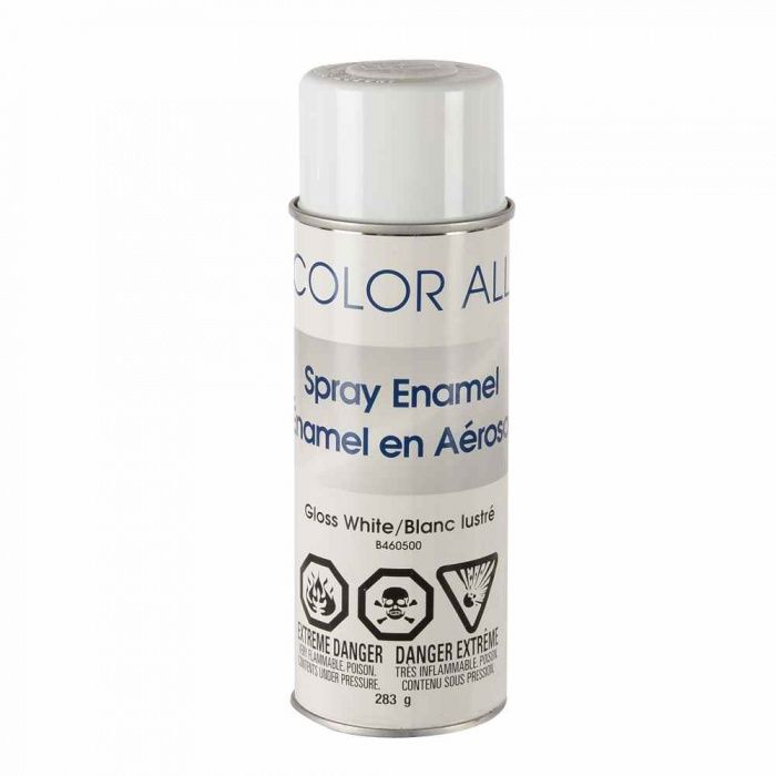 Krylon B460500-6 - Color All Enamel Spray Paint - Gloss White - 16 oz - Pack of 6