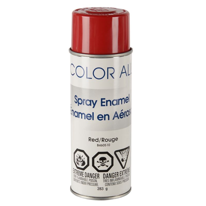 Krylon B460510-6 - Color All Enamel Spray Paint - Gloss Red - 16 oz - Pack of 6