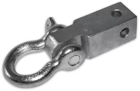 Bulldog Winch 20037 - 2"x2" Hitch Receiver Mount with 3/4" Shackle