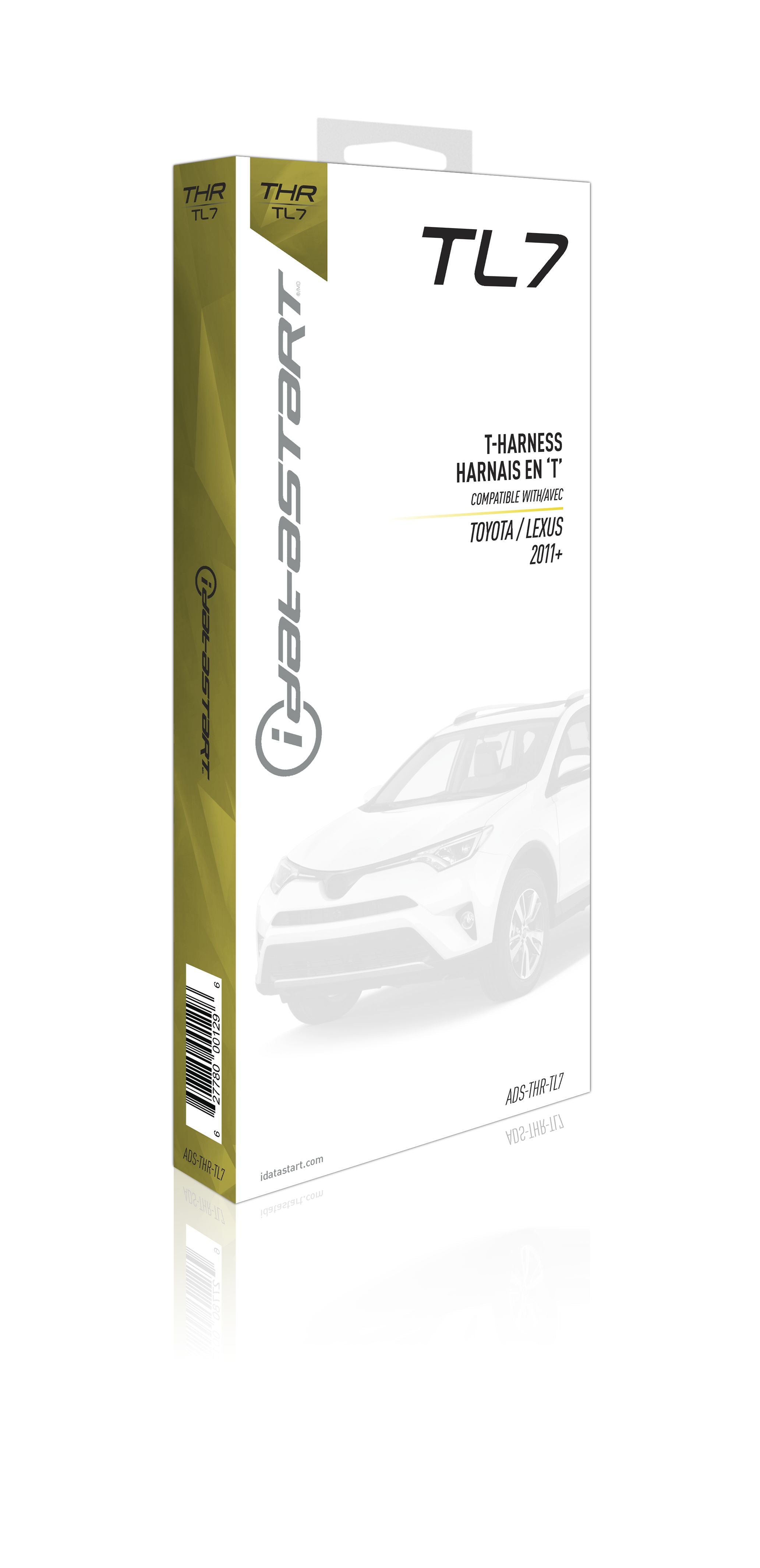 iDatastart ADS-THR-TL7 - T-harness for select Toyota 10-22/Lexus 10-21/Scion 11-16 Vehicules (Push-to-Start models)