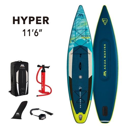 Aquamarina BT-21HY01 - Hyper, Inflatable Paddle Board 11'6"x31"x6"