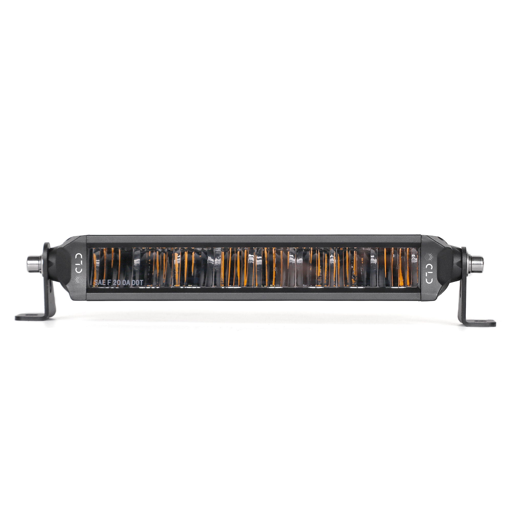 CLD CLDBARS10FS - 10" Single Row Street Legal Multi-Function LED Light Bar - Aux. Fog (1430LM) & Strobe (680LM)