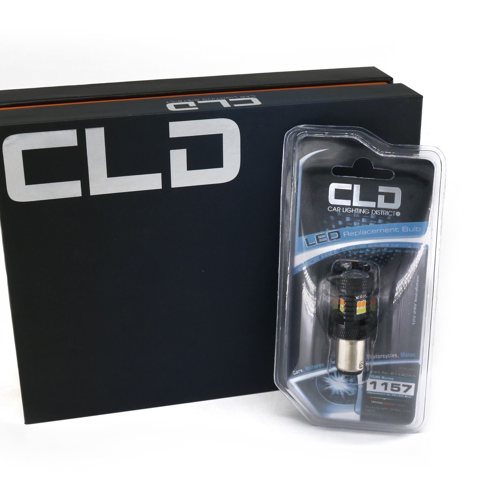 CLD CLDSW1157 - 1157 Amber & White Switchback LED Bulb - SMD 3030 (Sold individually)