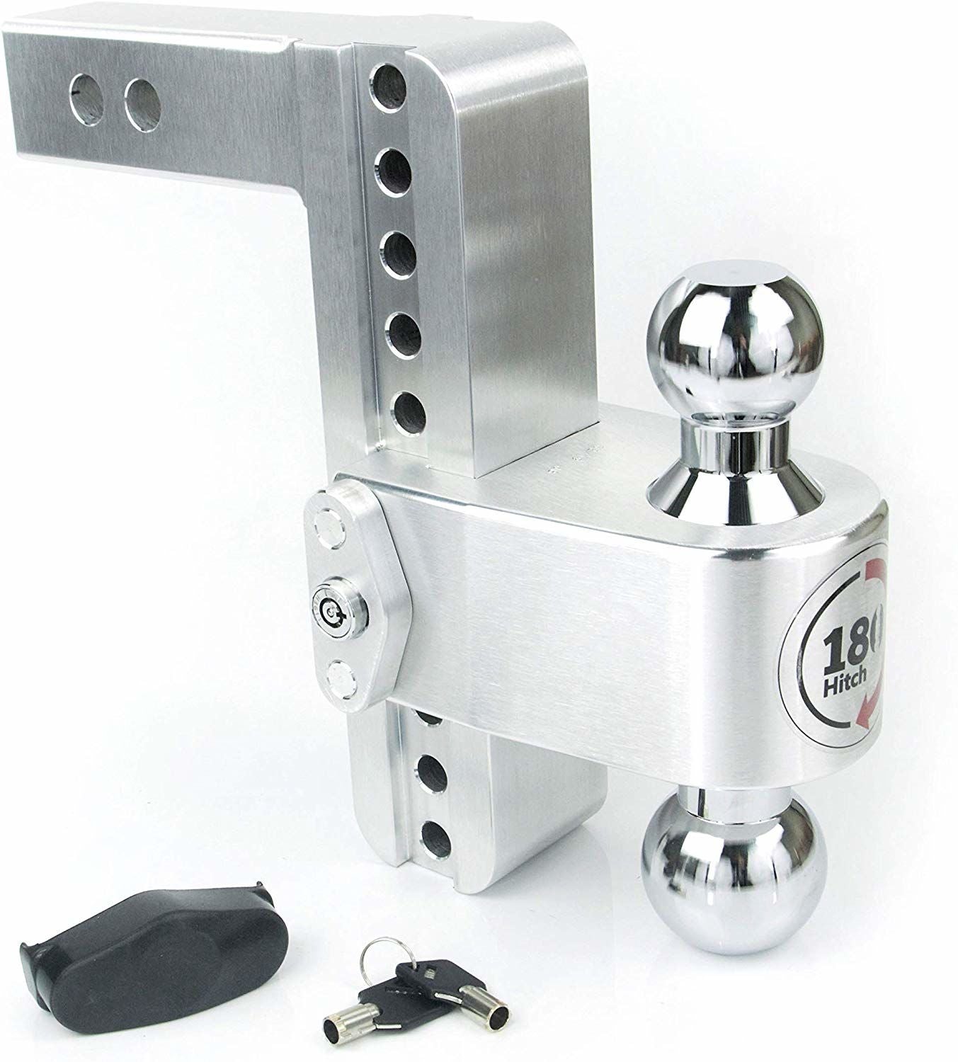 Weigh Safe CTB8-2 - Turnover Ball 8" Drop Hitch with 2" Shank