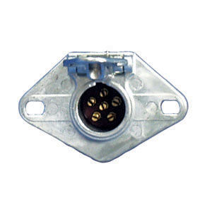 Draw Tite 118036 - Trailer Connector Socket - 6-Way Connector Inlet