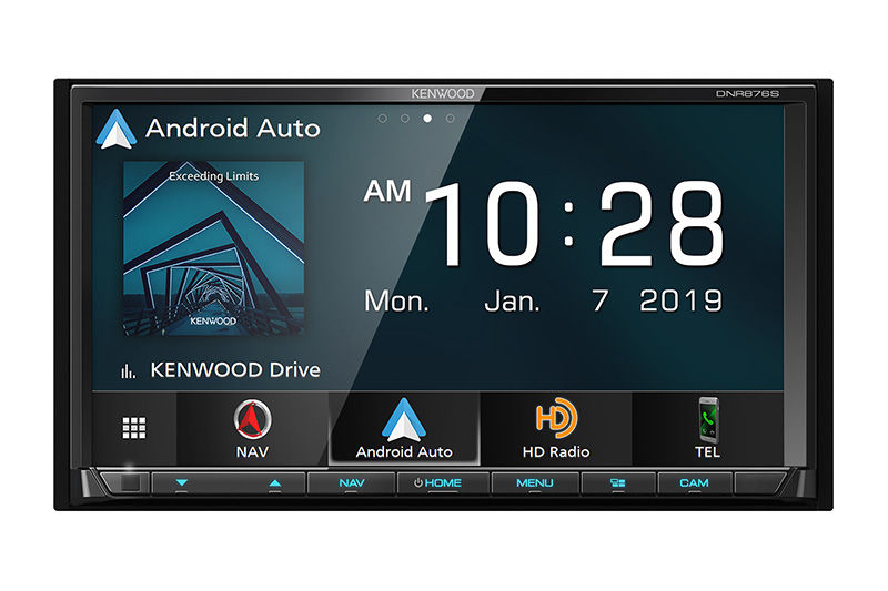 Kenwood DNR876S - 6.95" WVGA Navigation Digital Multimedia Receiver with Bluetooth & HD Radio