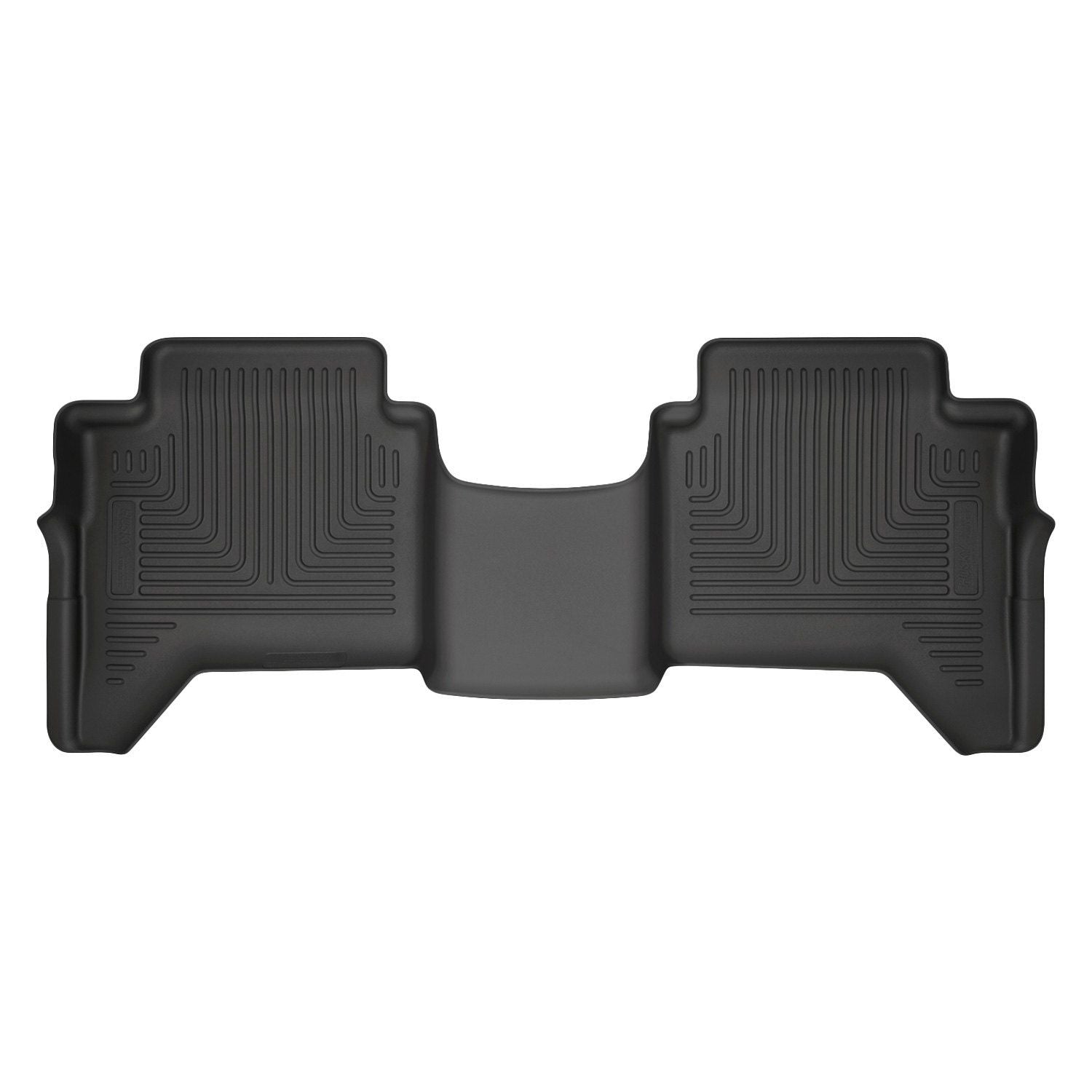 Husky Liners® • 14411 • WeatherBeater • Floor Liners • Black • Second Row • Ford Ranger 19-22