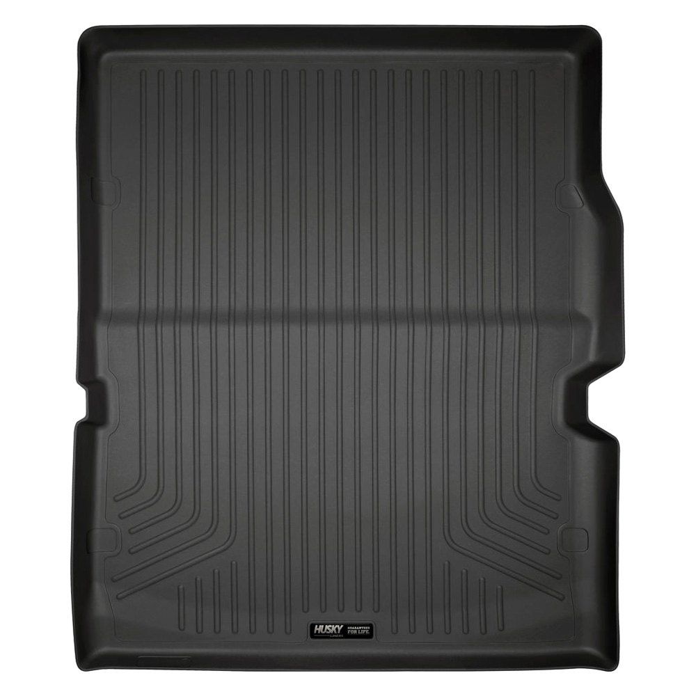 Husky Liners 20421 - WeatherBeater Black Cargo Liner (Behind 2nd Row over Folded Flat 3rd Row) Dodge Durango 11-19