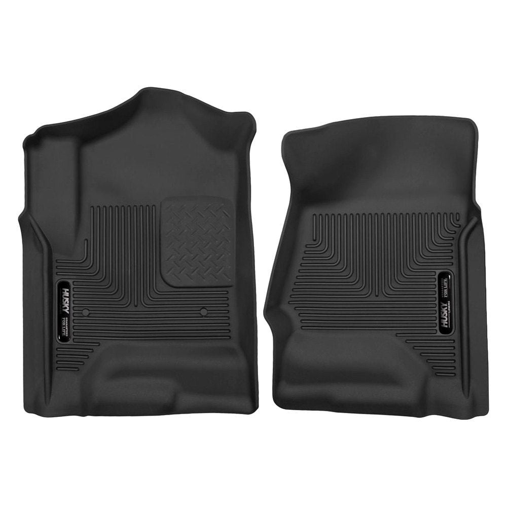 Husky Liners® • 53111 • X-Act Contour • Floor Liners • Black • First Row