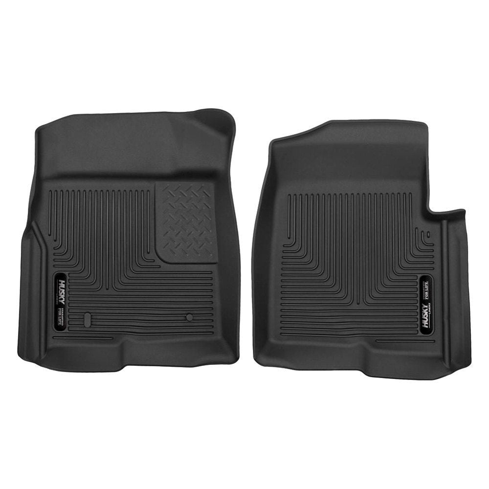 Husky Liners® • 53311 • X-Act Contour • Floor Liners • Black • First Row