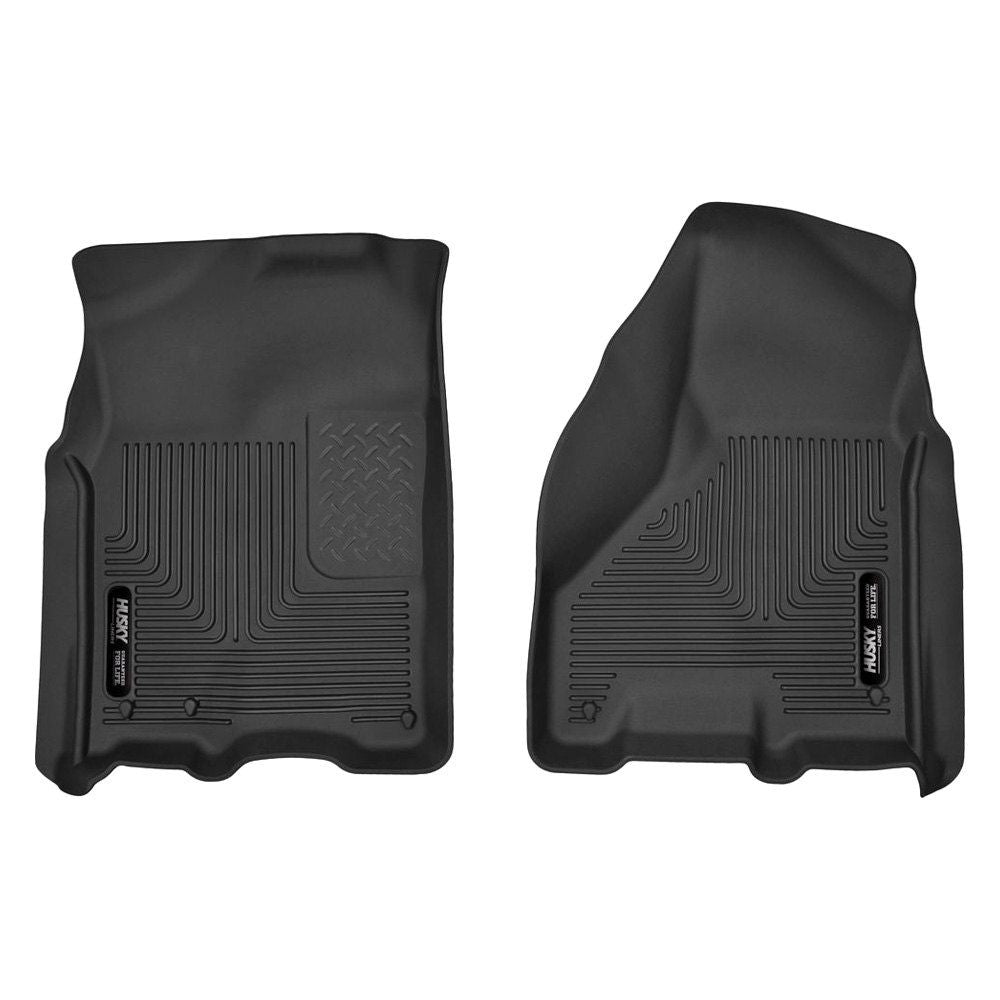Husky Liners® • 53511 • X-Act Contour • Floor Liners • Black • First Row