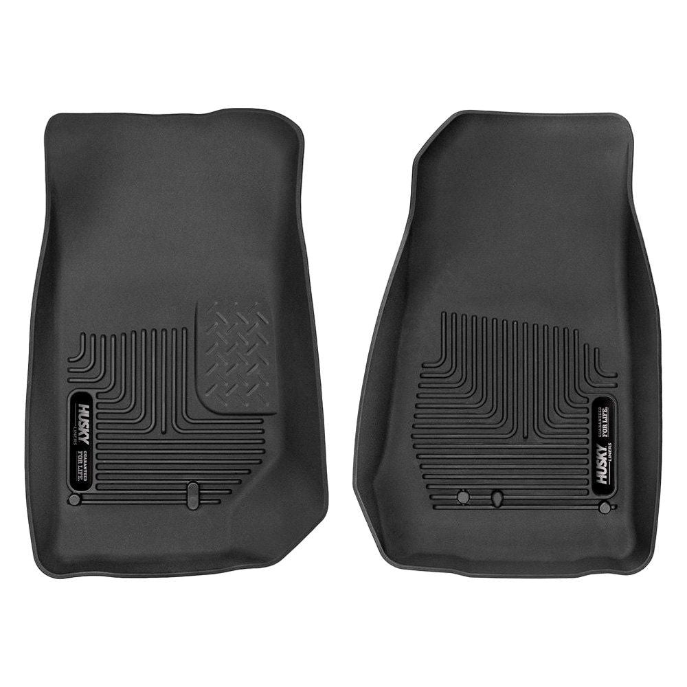 Husky Liners® • 53571 • X-Act Contour • Floor Liners • Black • First Row