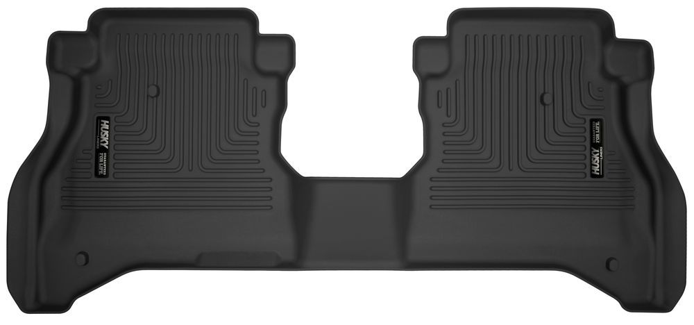 Husky Liners® • 54791 • X-Act Contour • Floor Liners • Black • Second Row • Jeep Gladiator 20-23
