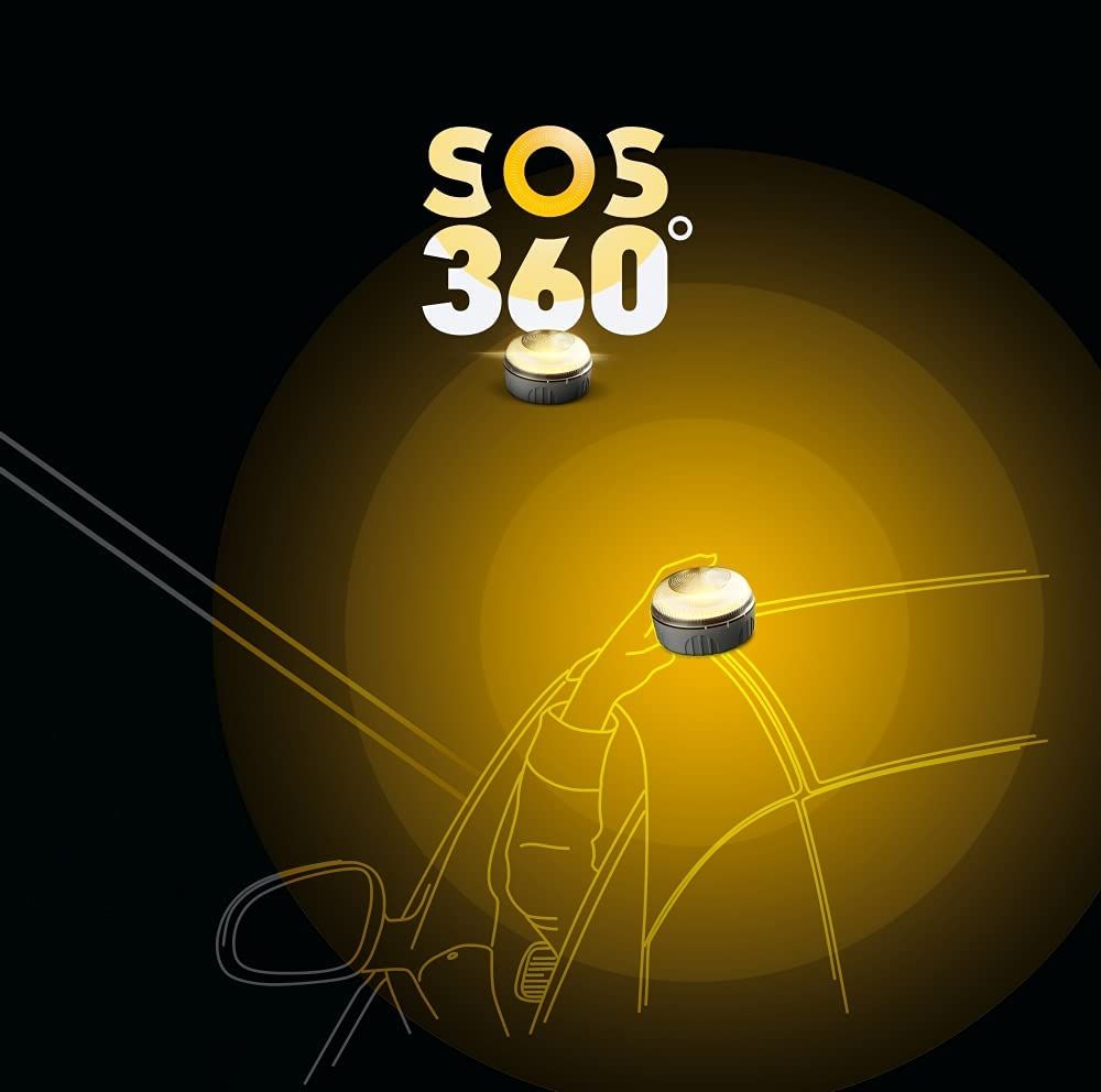 Hella 359001001 - SOS 360° Magnetic Base LED Warning Light