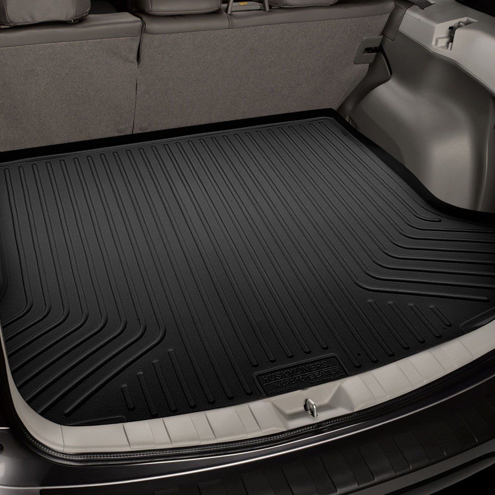 Husky Liners® • 55521 • X-Act Contour • Floor Liners • Black • Front • Chrysler Town Country 08-16