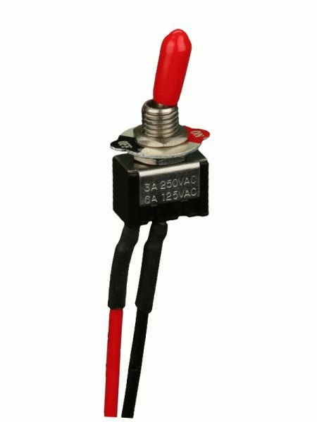 Metra IBMTS - Metra Toggle Switch Mini On/Off 6A with 20-Inch Leads (5-pack)