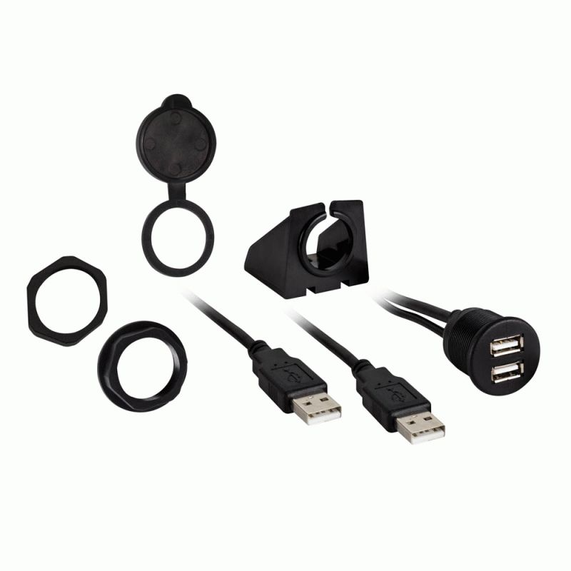 Metra IBR74 - Metra DUAL USB Pass Through Extension, Retail Pack