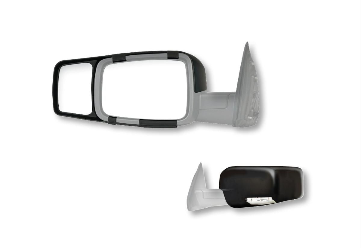 K-Source 80710 - (Pair) Snap N Zap Towing Mirror for Dodge Ram 1500 09-18, 2500/3500 10-19