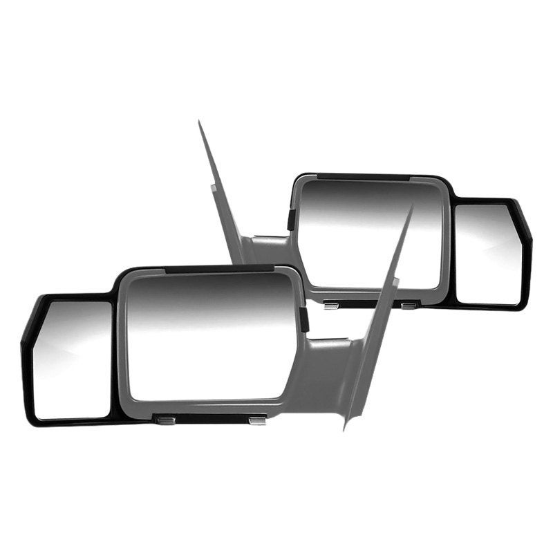 K-Source 81800 - (Pair) Snap N Zap Towing Mirror for F150 04-08, Lincoln Mark LT 04-08