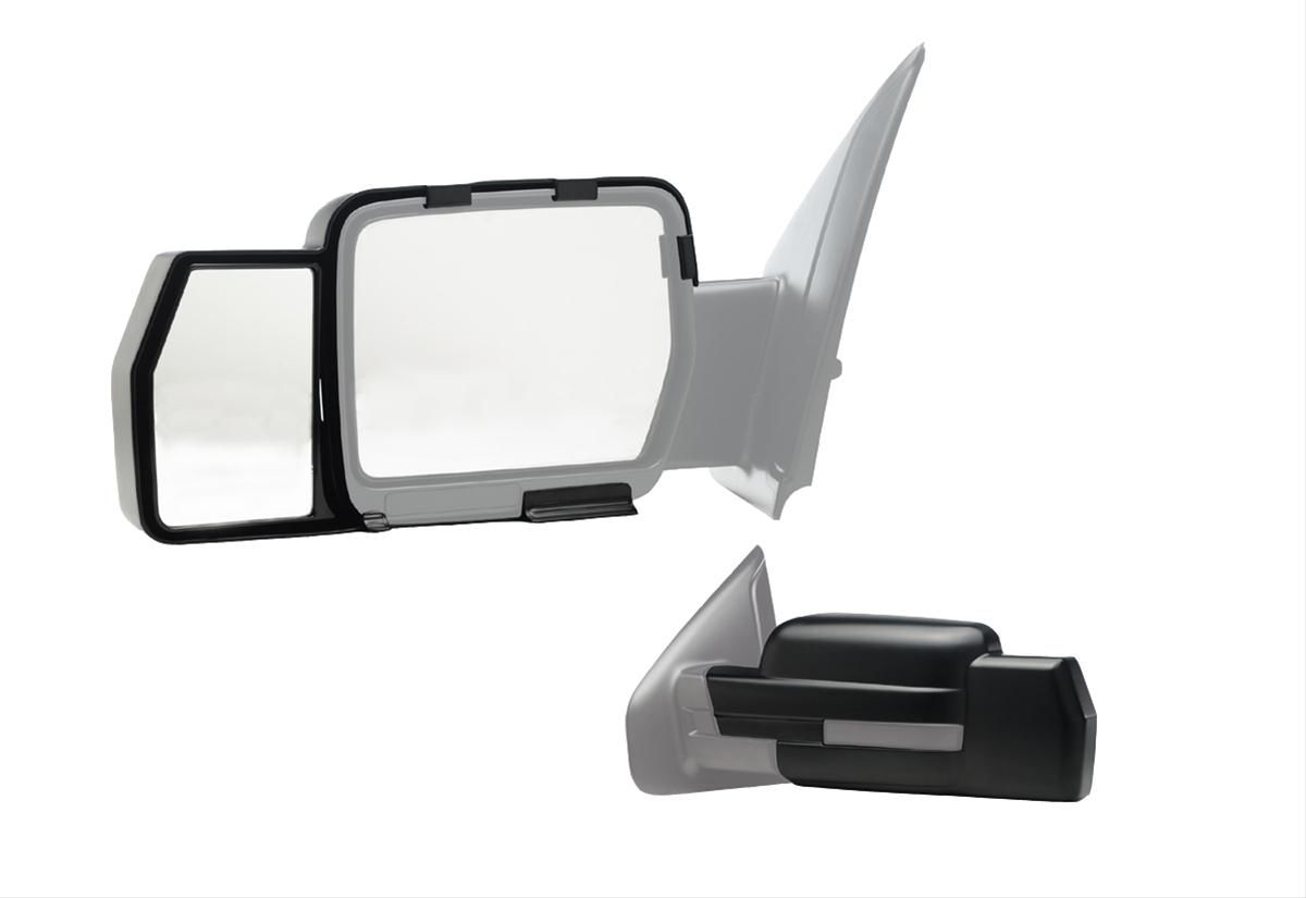 K-Source 81810 - (Pair) Snap N Zap Towing Mirror for Ford F150 09-14