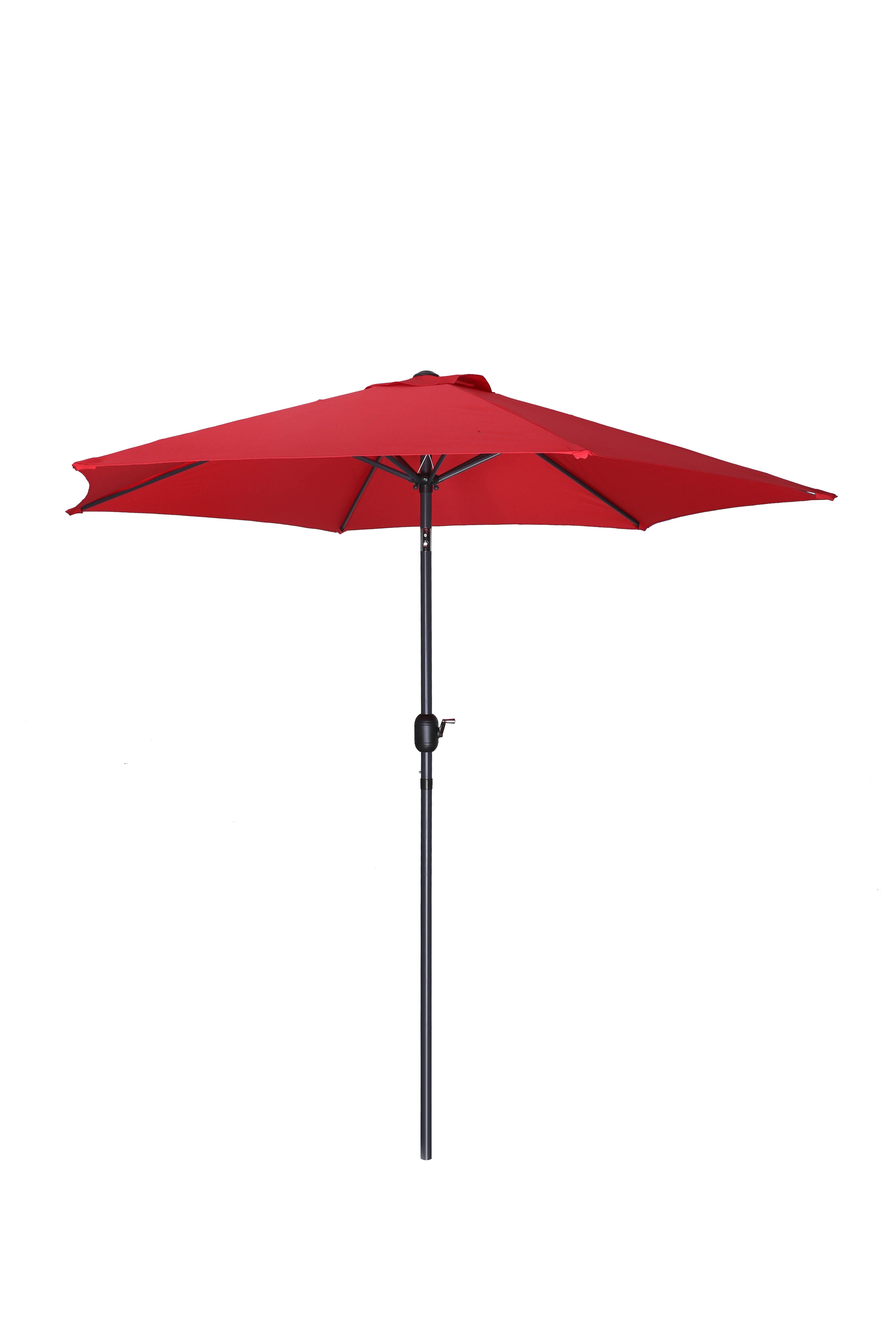 MOSS MOSS-T1204R - Red table umbrella 9', Alu Pole, Cover included