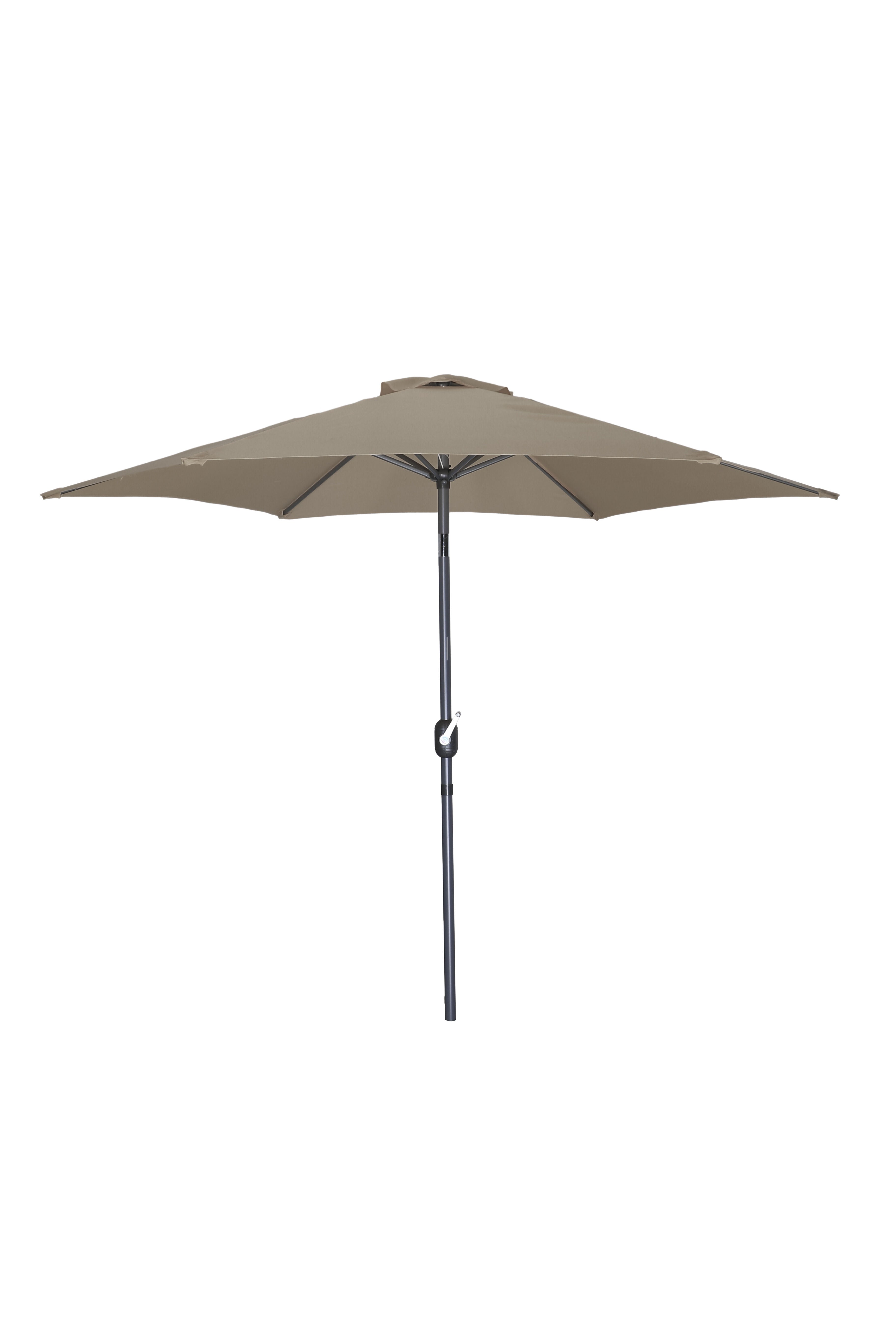 PatioZone 9' Tilting Market Umbrella (Cover Incl.) in UV-Protected Polyester (MOSS-T1204S) - Sand