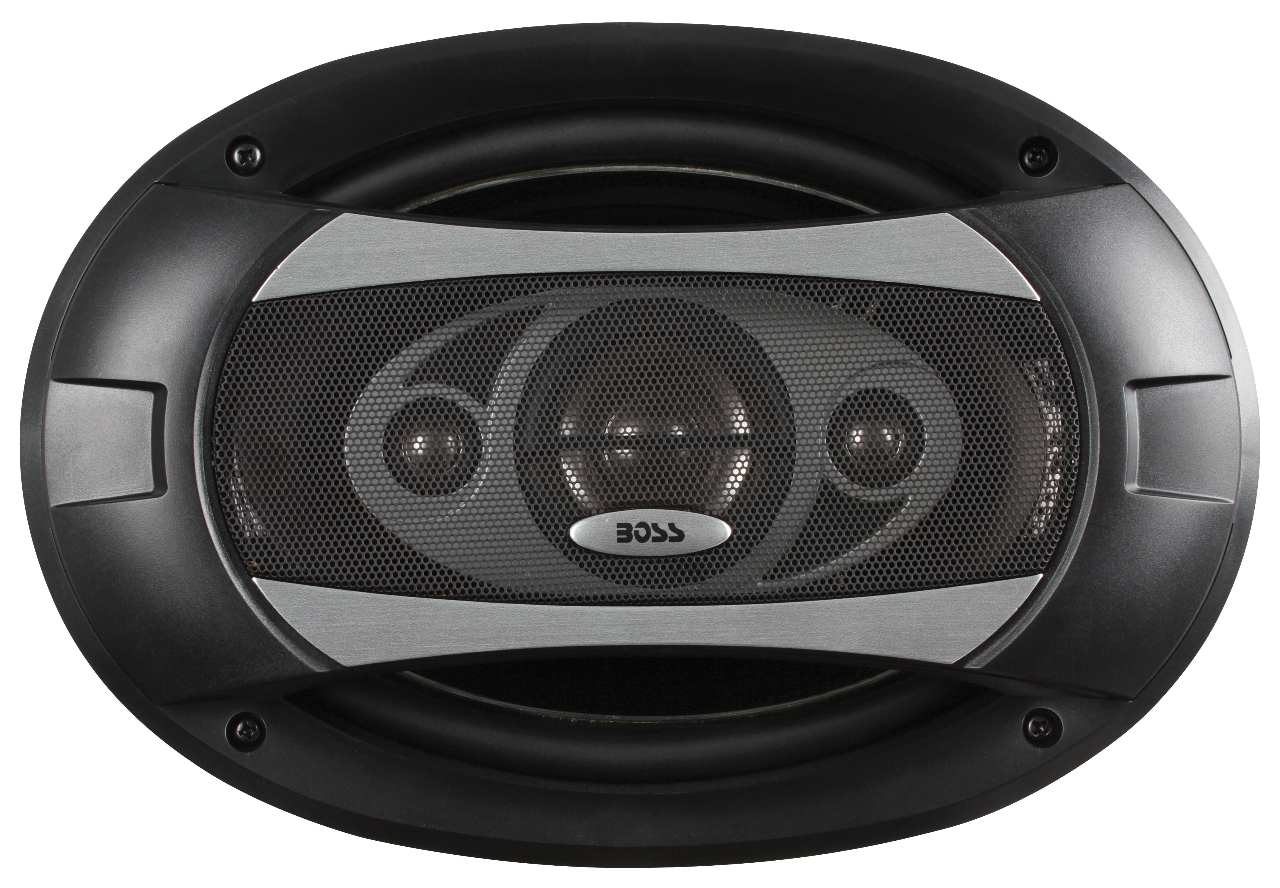 Boss P69.4C - Phantom 6" x 9" 4-Way 800W Full Range Speakers. (Sold in Pairs)