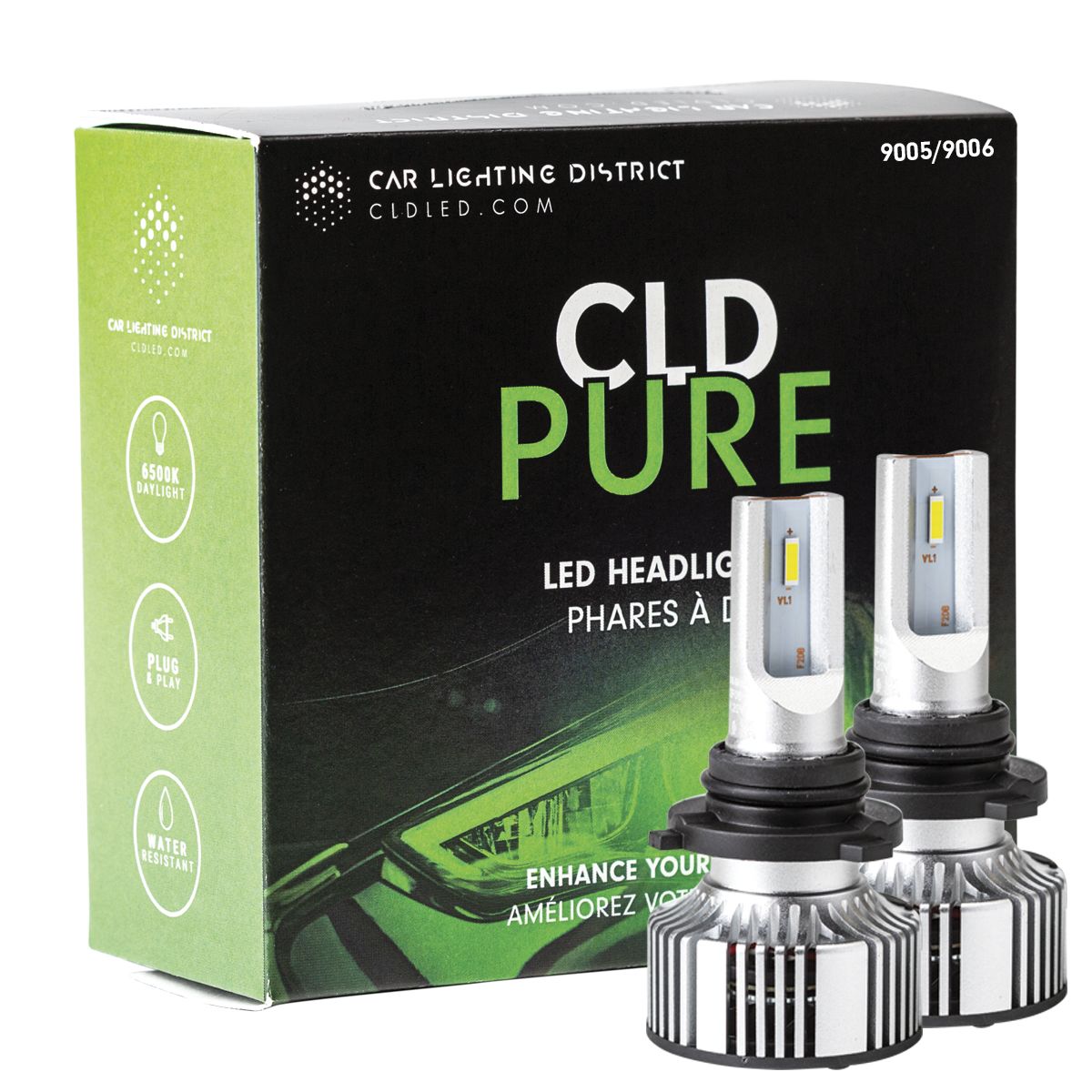 CLD CLDPE9005 - CLD PURE 9005/9006 LED Conversion Kit 6500K (2)