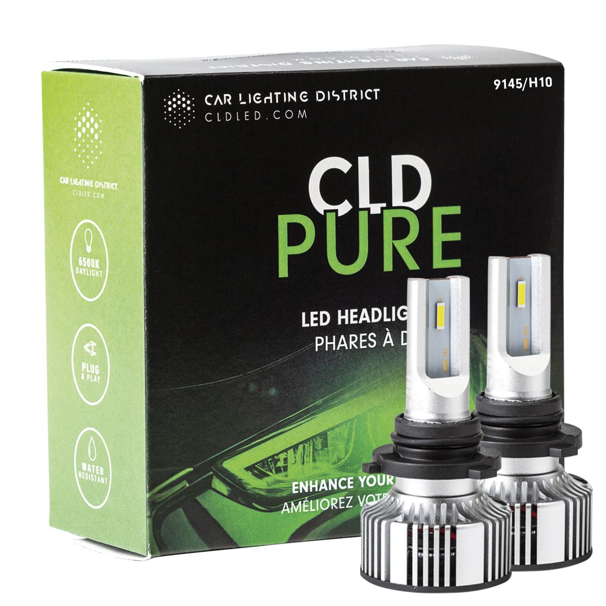 CLD CLDPE9145 - CLD PURE 9145/H10 LED Conversion Kit 6500K (2)