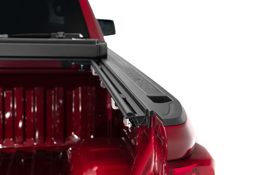 RTX® • RTX54016 • Hard Folding Tonneau Cover • Nissan Titan 6.5' 15-21 With Utility Track