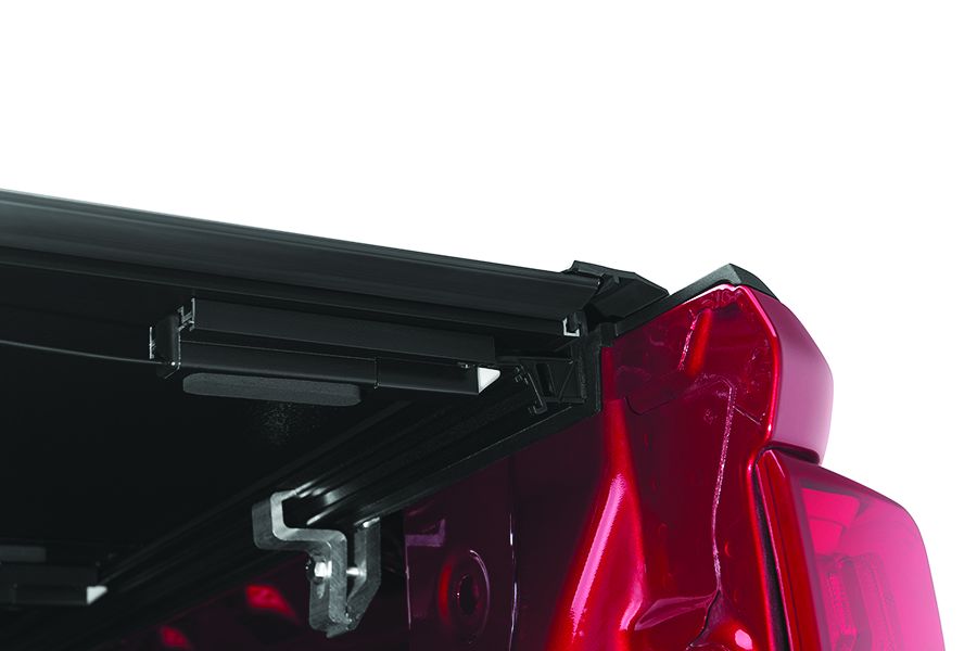 RTX® • RTX54011 • Hard Folding Tonneau Cover • Nissan Frontier 5' 05-21 With Factory Cargo Management