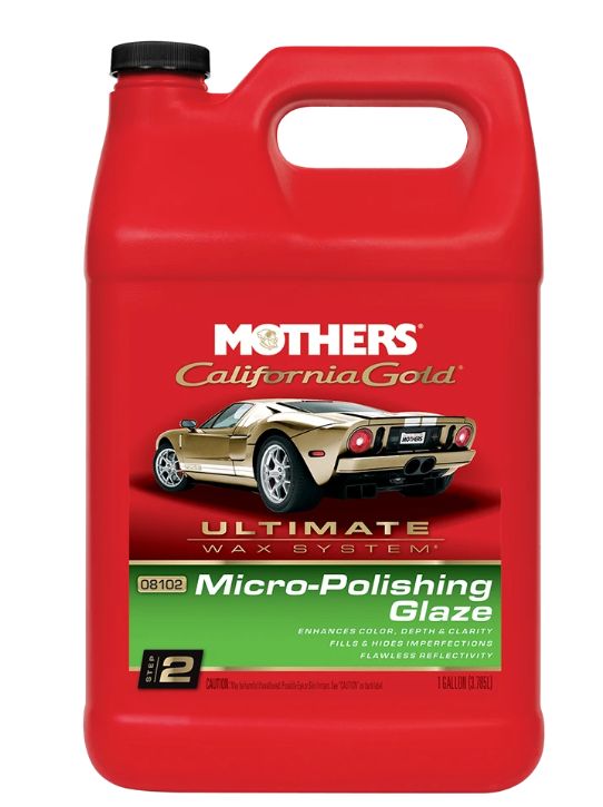 Mothers 08102 - California Gold® Micro-Polishing Glaze 1 Gallon (1 unit)