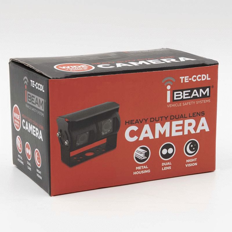 iBeam TE-CCDL - Heavy Duty Commercial Dual Lens Camera