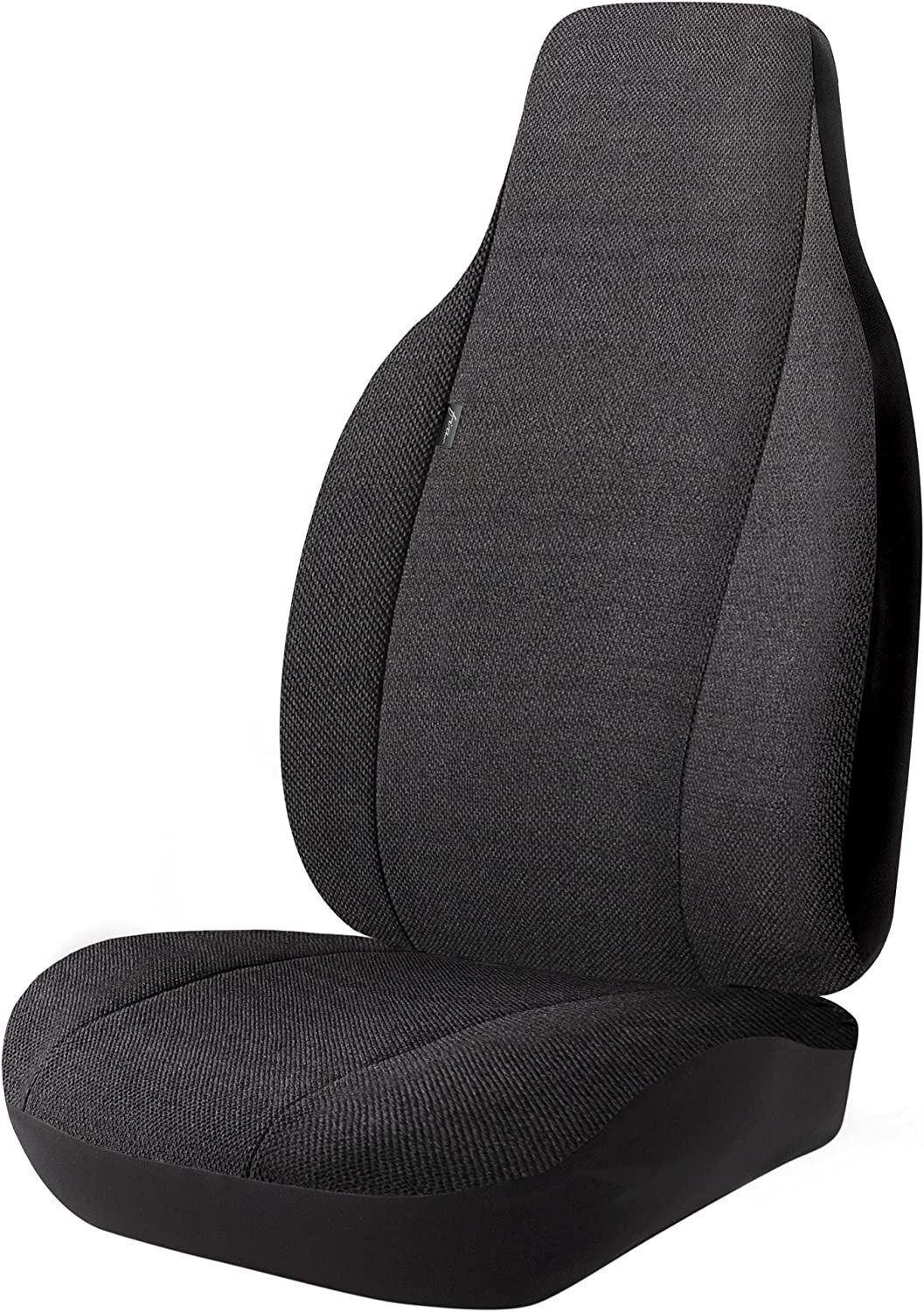 FIA® • TRS49-48 BLACK • Wrangler Series Solid • “Authentic Saddle Blanket” custom fit truck seat covers with solid color • Toyota Tundra Crew Max 2022