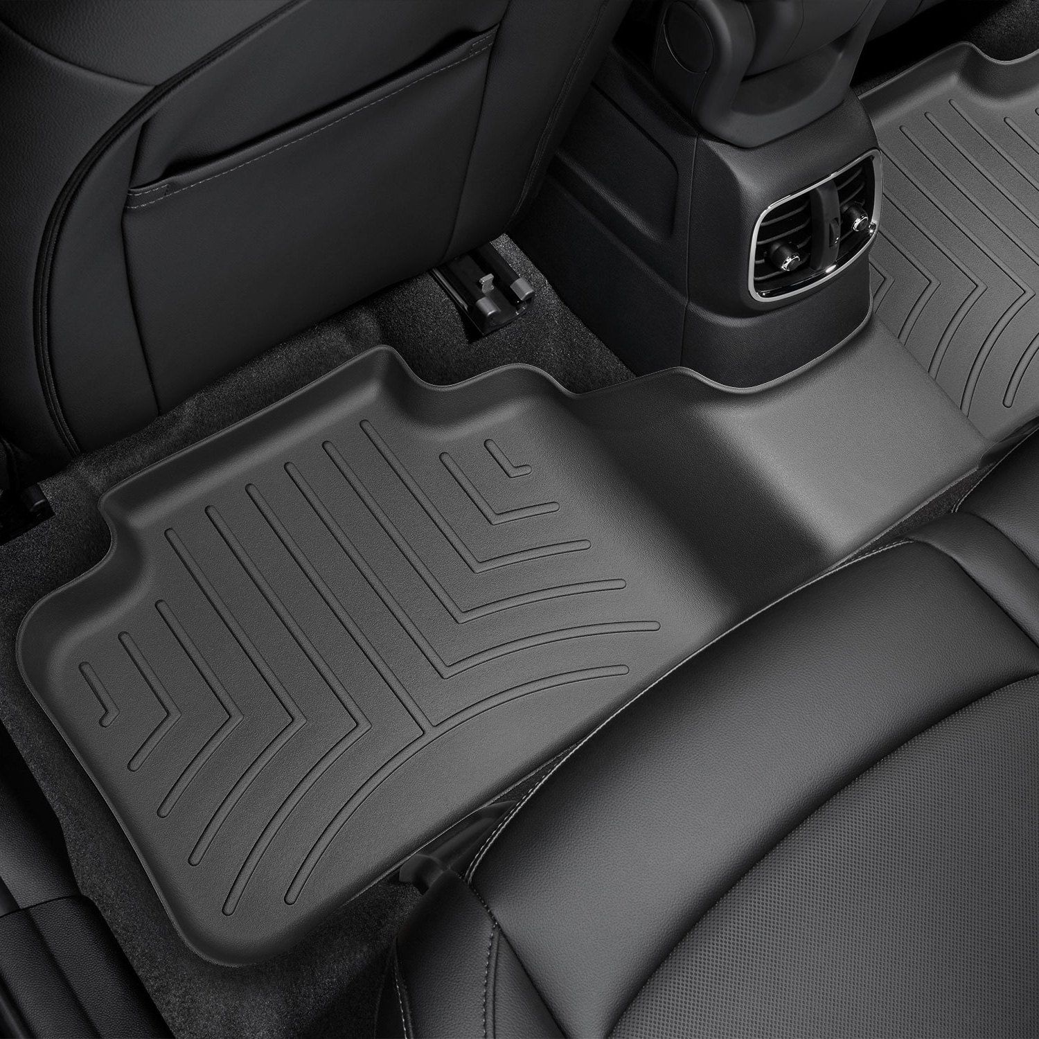 Weathertech® • 4411782 • FloorLiner • Molded Floor Liners • Black • Second Row • Mini Cooper Countryman 17-22