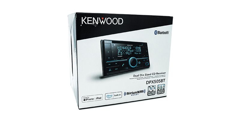 Kenwood DPX505BT - 2-Din Sized CD Receiver with Bluetooth 22W x4