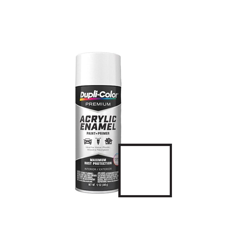 Dupli-Color CDA1670-6 - Gloss White Acrylic Enamel Paint, aerosol (6)
