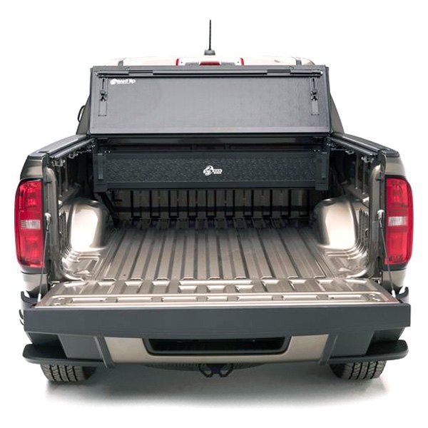 BAK® • 226411 • BAKFlip G2 • Hard Folding Tonneau Cover • Toyota Tundra 8' 07-21 without Deck Rail System and without Trail Special Edition Storage Boxes
