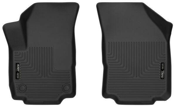 Husky Liners® • 52241 • X-Act Contour • Floor Liners • Black • Front • Ford Mustang Mach-E 21 Front