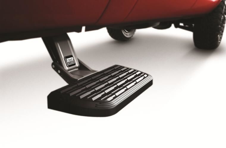 AMP Research® • 75409-01A • BedStep2 • Retractable Bumper Step • Toyota Tundra 07-21