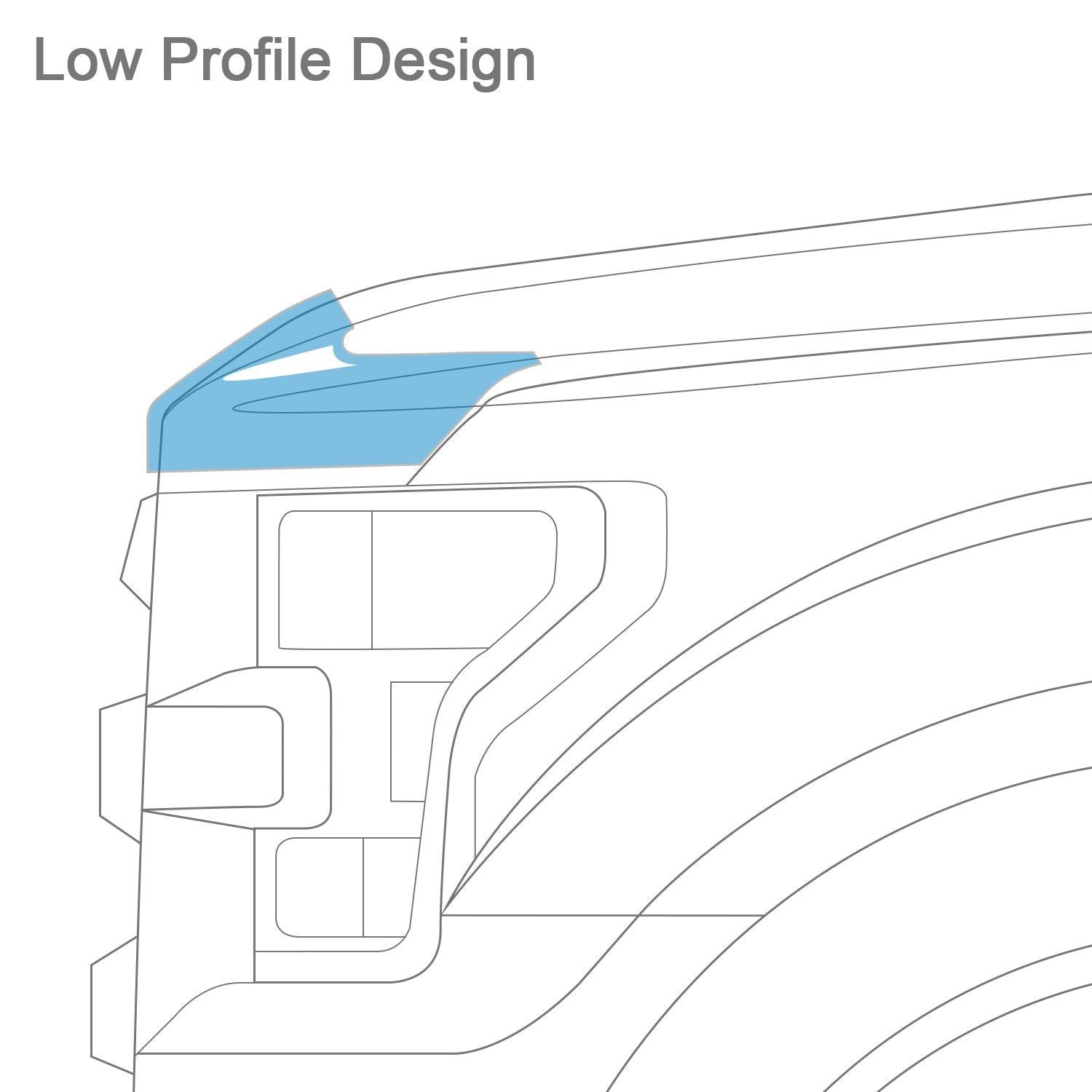 AVS® • 322051 • Aeroskin • Hood Shield • Ram 3500 11-18